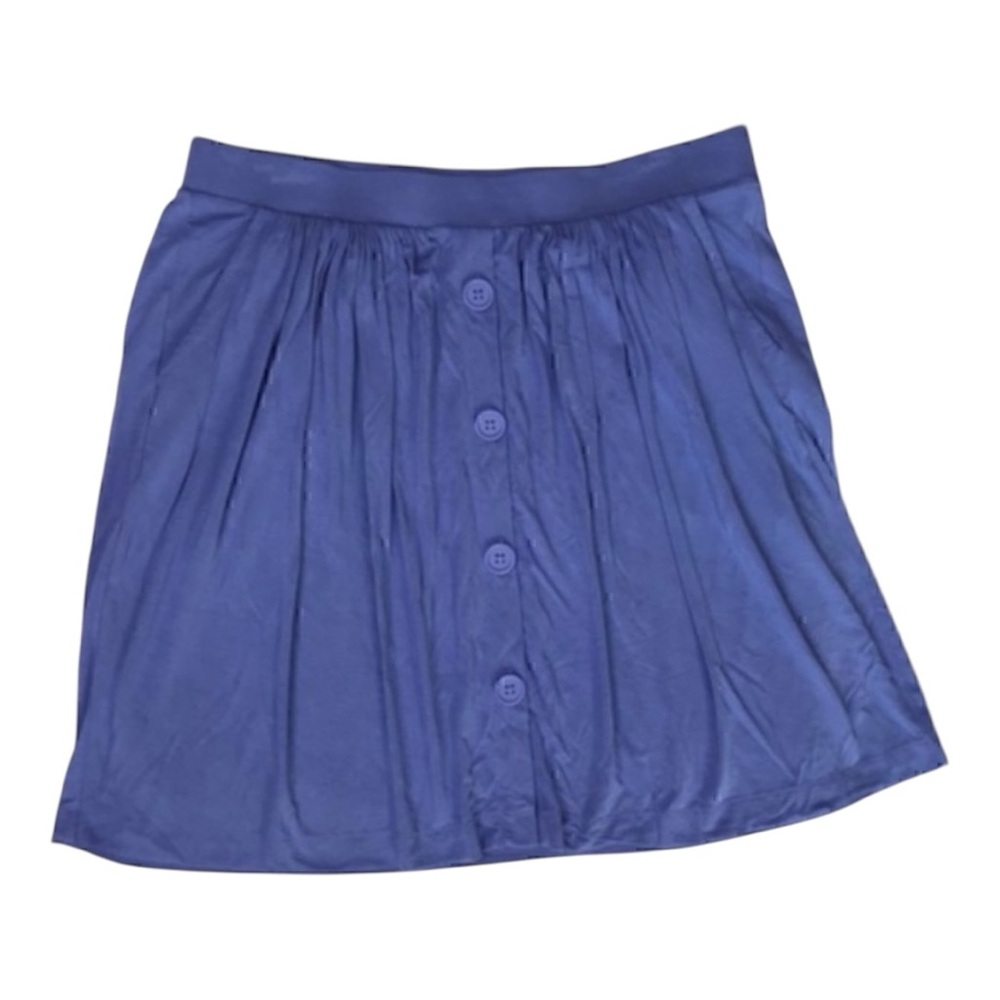 Caslon blue full dirndl skirt with pockets size L